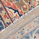 Large Antique Persian Carpet 300x397 cm, Medallion and Floral Patterns