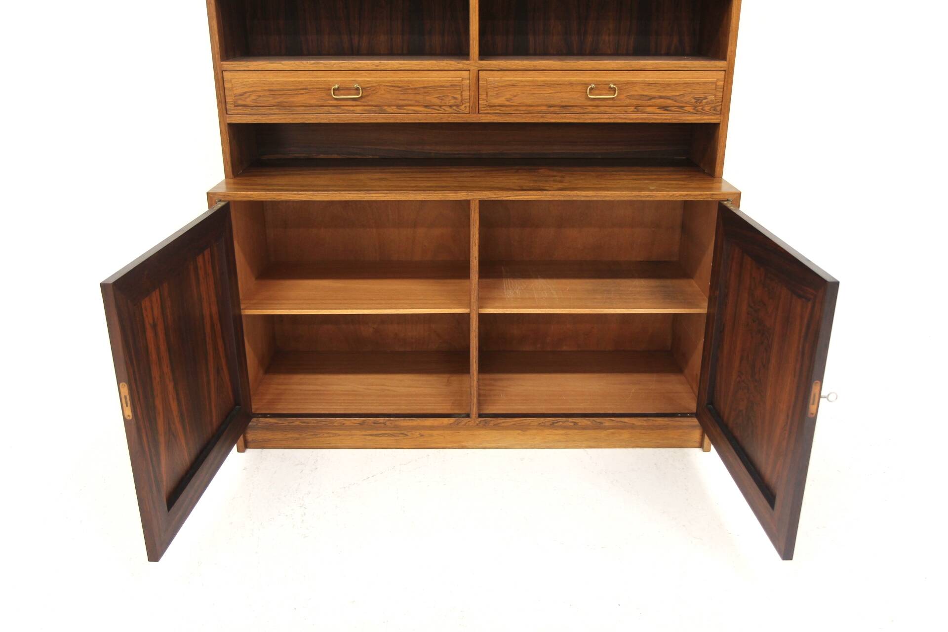 Scandinavian rosewood bookcase, Wirserums Nya Möbelfabrik, Sweden, 1960