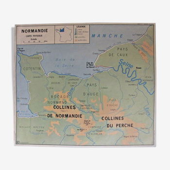 Normandy school poster - Paris basin