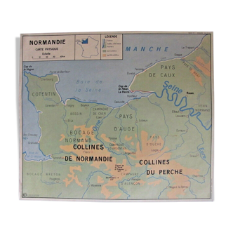 Affiche scolaire normandie - bassin parisien