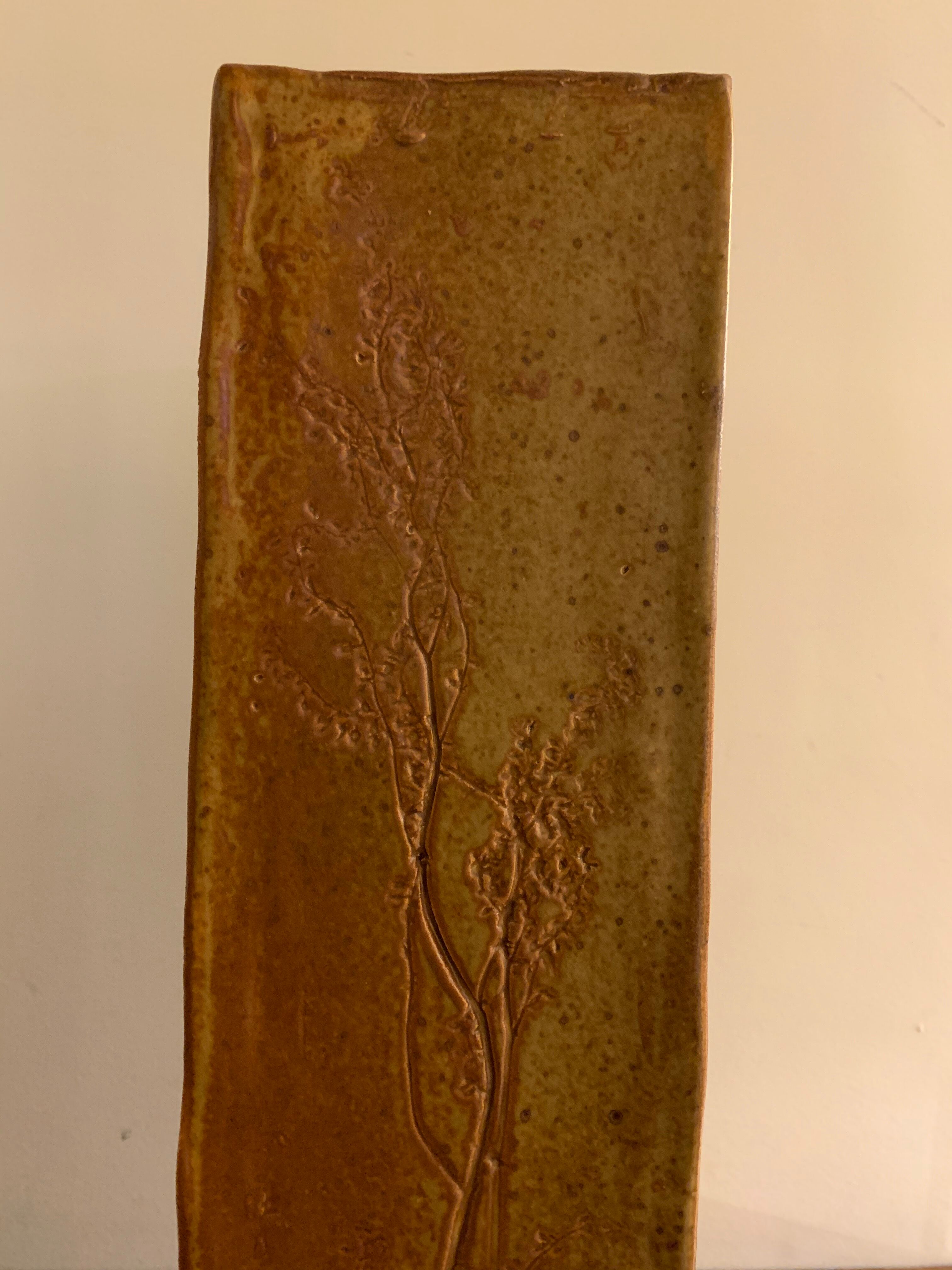 Ceramic vase herbarium G. and E. Solorzano, Castle Pottery