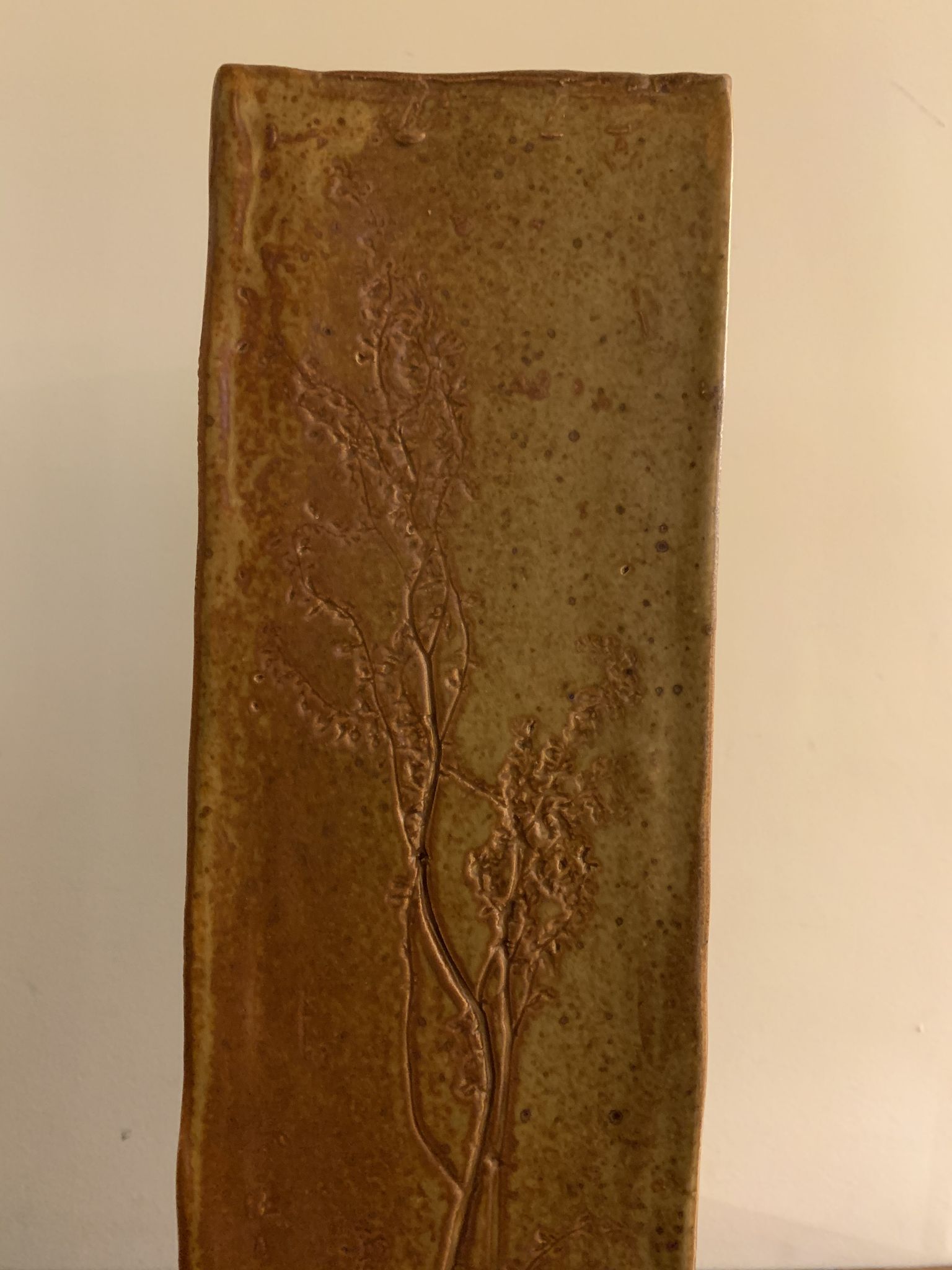 Ceramic vase herbarium G. and E. Solorzano, Castle Pottery