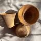 Ensemble de 3 pots à sève en terre cuite français