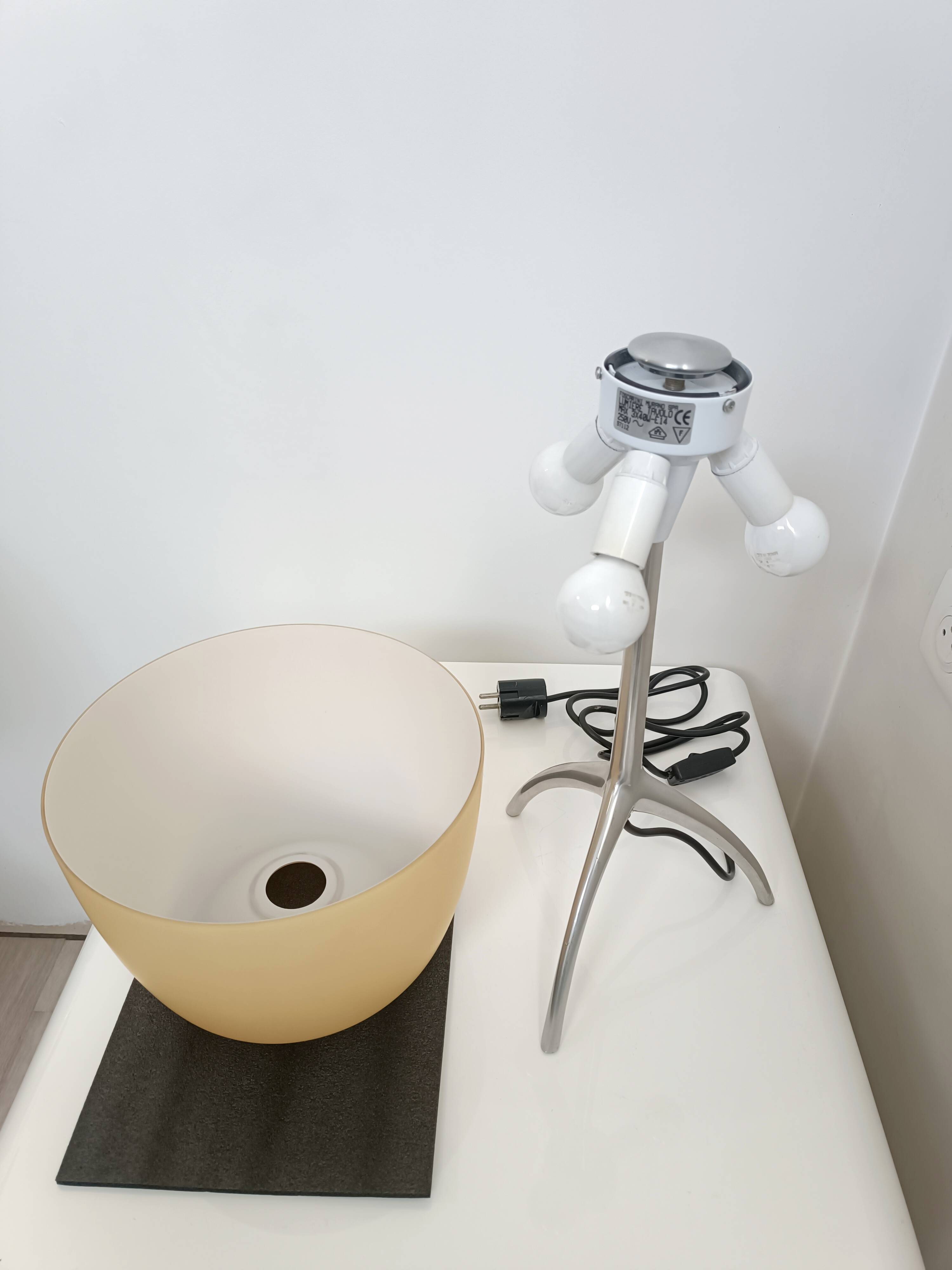 Lumiere Table Lamp by Rodolfo Dordoni for Foscarini 1990