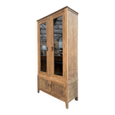 Oak display cabinet from the early 20th century.