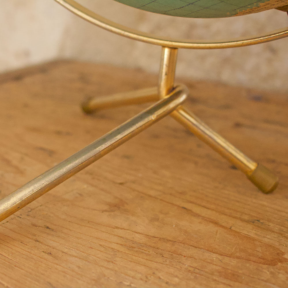 Vintage tripod globe