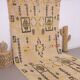 Beige Vintage Moroccan Rug 199 x 376 cm - Berber Wool Rug Handmade