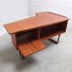 Freestanding 'Boomerang' desk in teak by Peter Løvig Nielsen, 1968