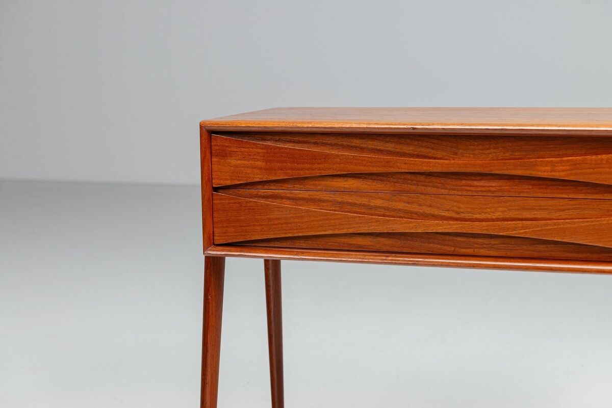 Rimbert Sandholt chest of drawers in teak Atelje Sweden 1960