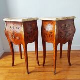 Pair of Louis XV style bedside tables