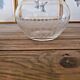 Guilloché crystal wine carafe (engraved) - early 1900s