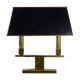 Lampe de table en bronze doré moderniste