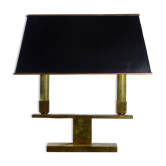 Lampe de table en bronze doré moderniste