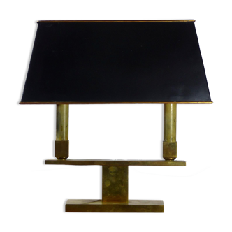 Lampe de table en bronze doré moderniste