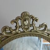 Brass psyche mirror 27x38cm