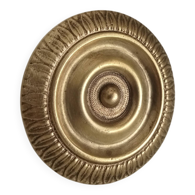 Bouton de meuble ancien Empire en bronze XIXeme