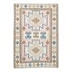 1970s Vintage Turkish Oushak Handmade Wool Cotton Pink Area Rug 130x190
