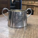 Silver-plated sugar bowl