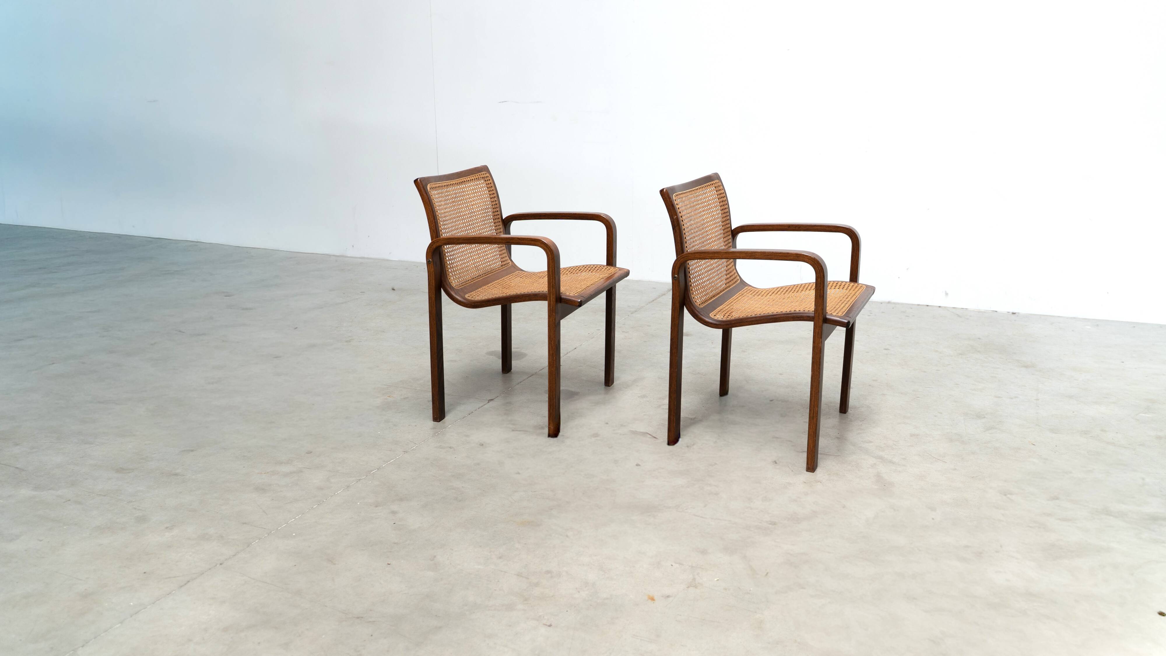 Set of four armchairs by Olivo Pietro