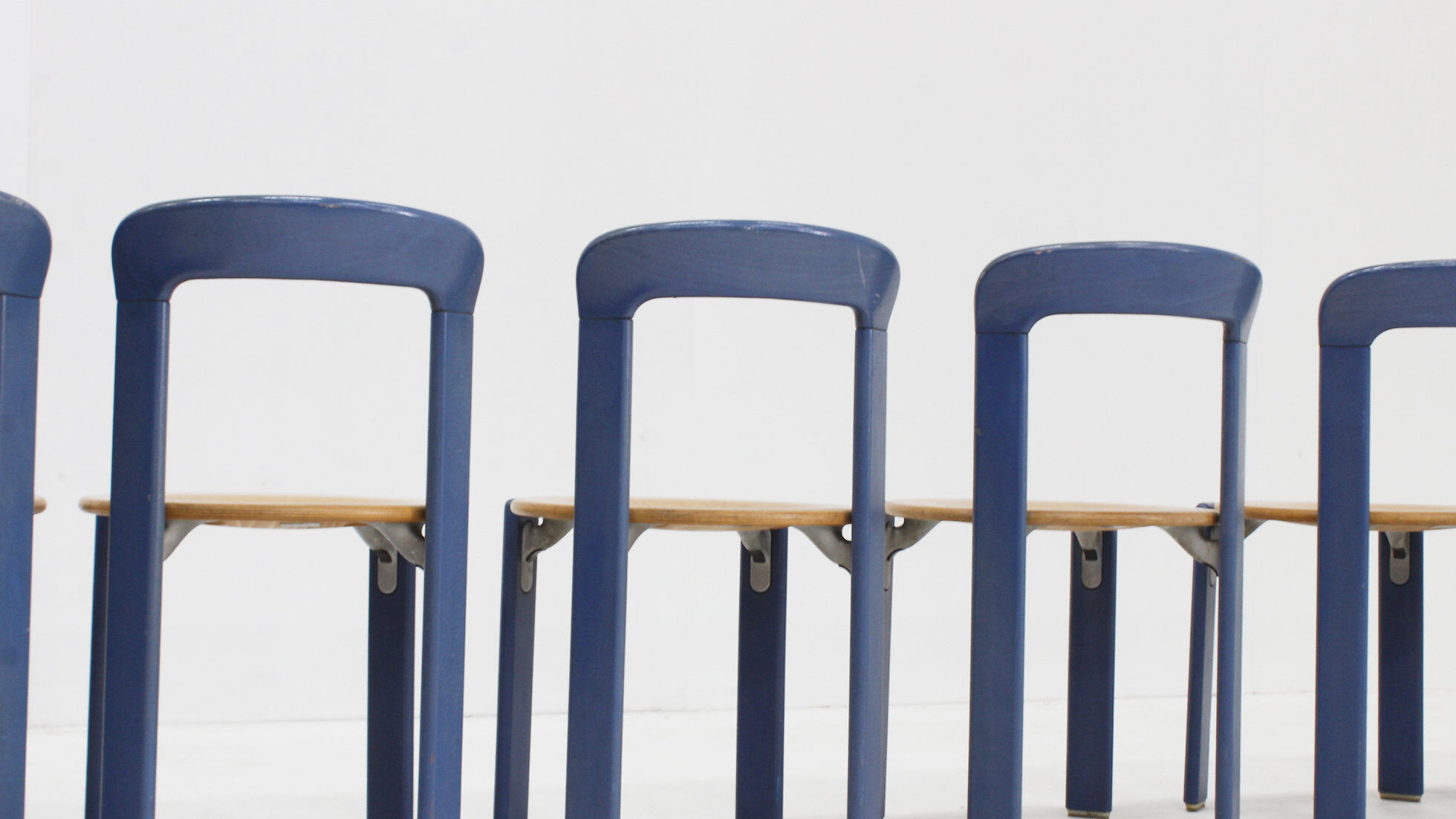 Vintage Bruno Rey dining chairs model 3300 set of 8