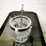 Ice cube pinch in chrome nickel brass