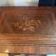 Occasional table marquetry