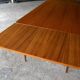 Scandinavian vintage teak extendable table