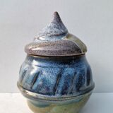 Glazed stoneware pot