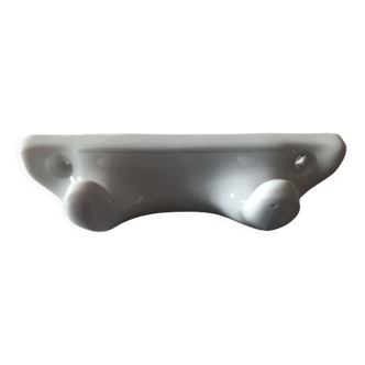 Hook two porcelain hooks