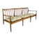 Scandinavian teak bench from the 50s, 60s, 70s