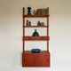 Danish wall shelf with one bay