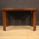 Table basse italienne en bois de noyer dans le style art déco
