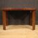Table basse italienne en bois de noyer dans le style art déco