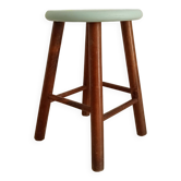 Tabouret  vintage en bois
