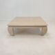 Table basse en travertin italien "Opium", années 1980.