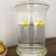 Candy box, pharmacy pot, pot with vintage glass lid Diameter 22.5 cm