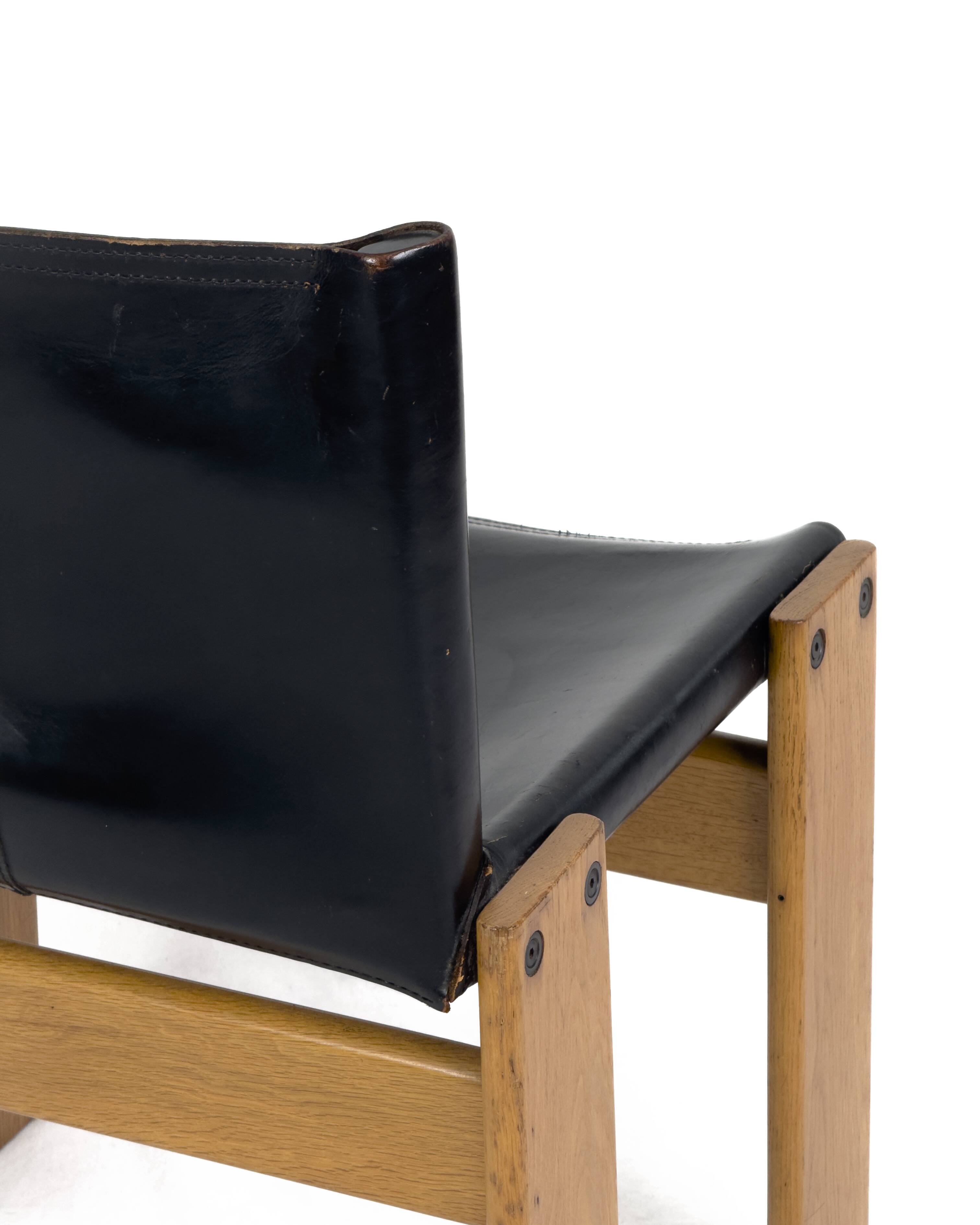 Set of 4 Monk dining chairs by Afra & Tobia Scarpa for Molteni, 1970s