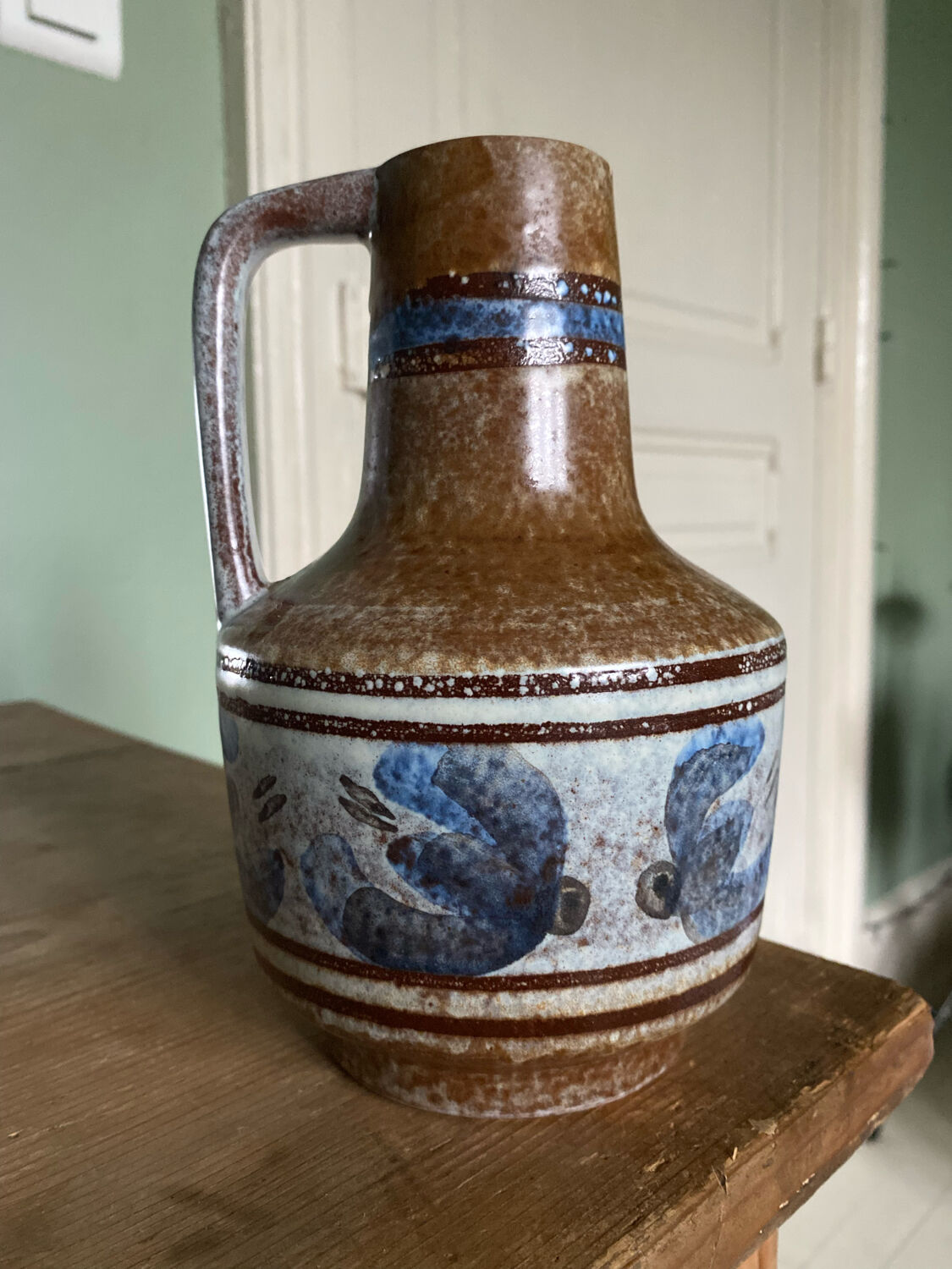Vase vintage en céramique années 70
