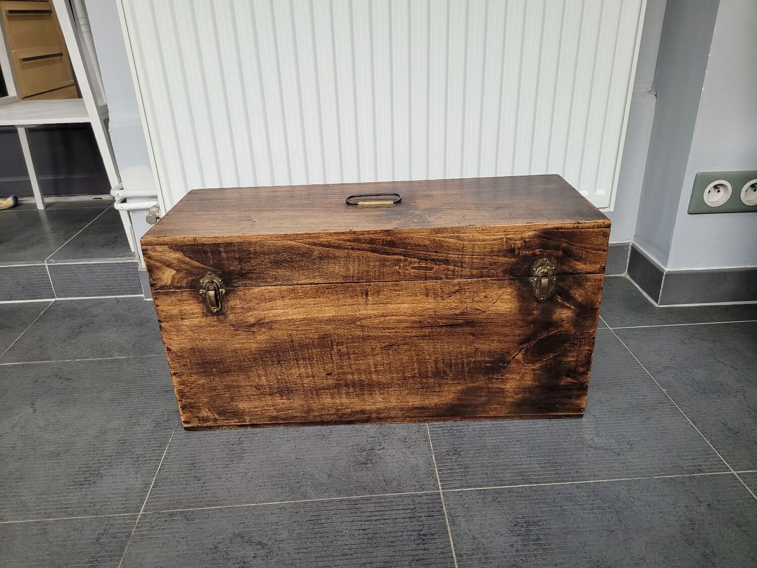 Trunk, wooden chest