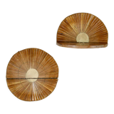 Decorative Bamboo Sunbursts Shelves