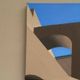Original Contemporary Swedish Oil on Canvas – “Trajanus Forum III” by Anna Micro Johansson – 2011 – Unframed
