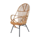 Rohe Noordwolde rattan lounge chair, The Netherlands 1950's