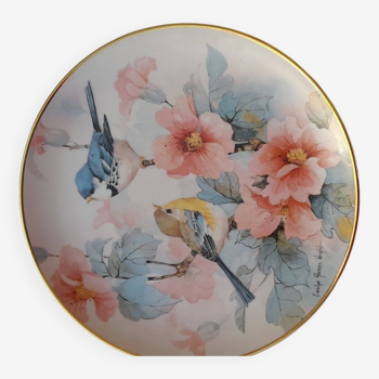 Franklin Mint Carolyn Shores Wright Springtime Serenade Dessert Plate No. GA 3572