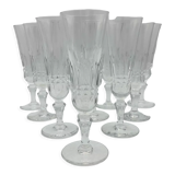 Baccarat crystal champagne flutes