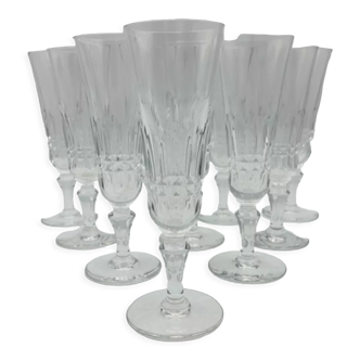 Baccarat crystal champagne flutes
