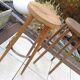 Pair of old stools  60/70