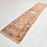 3x14 1960s Antique Vintage Runner Rug,84x427Cm
