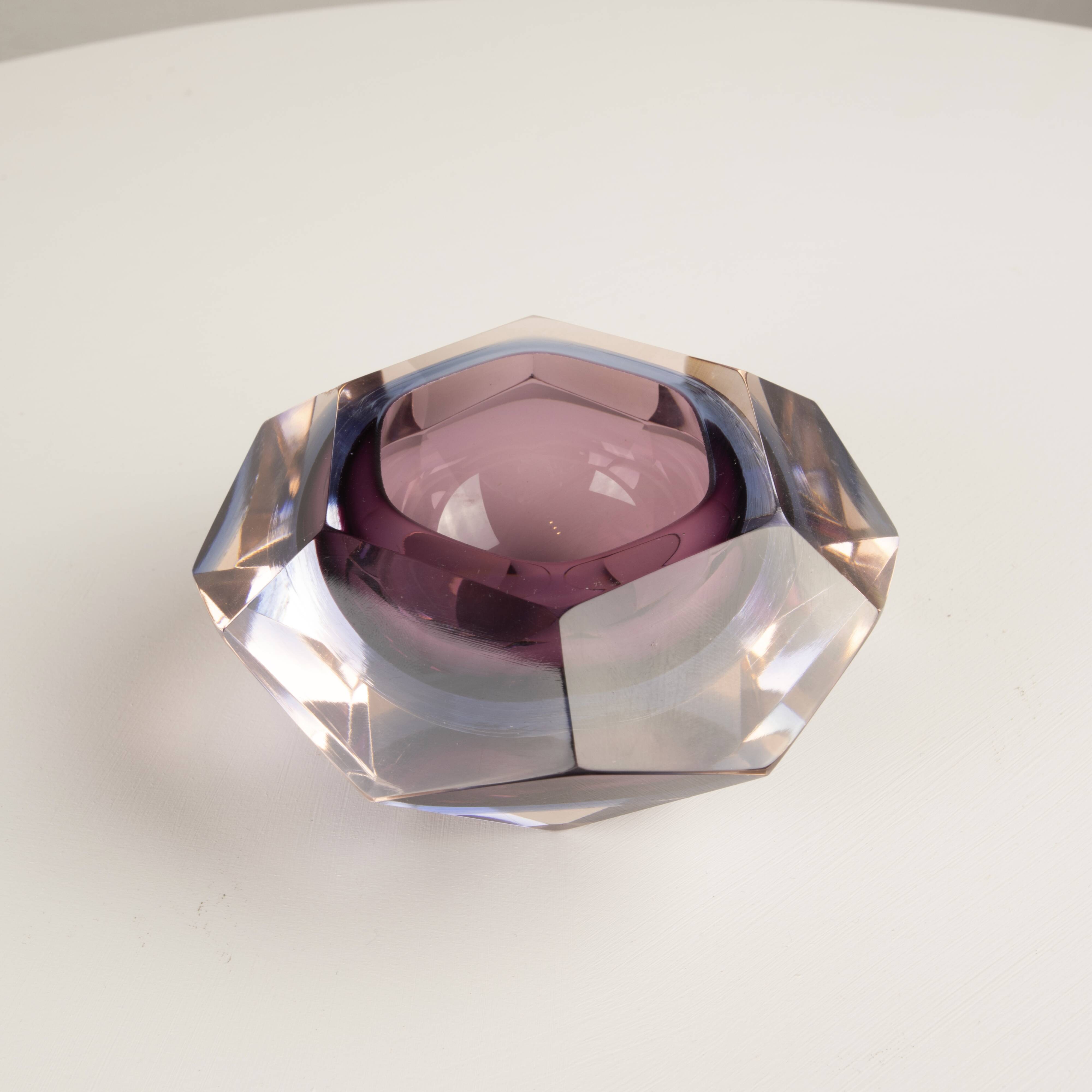 Sculptural ashtray attributed to Flavio Poli for Seguso Vetri d’Arte 1970