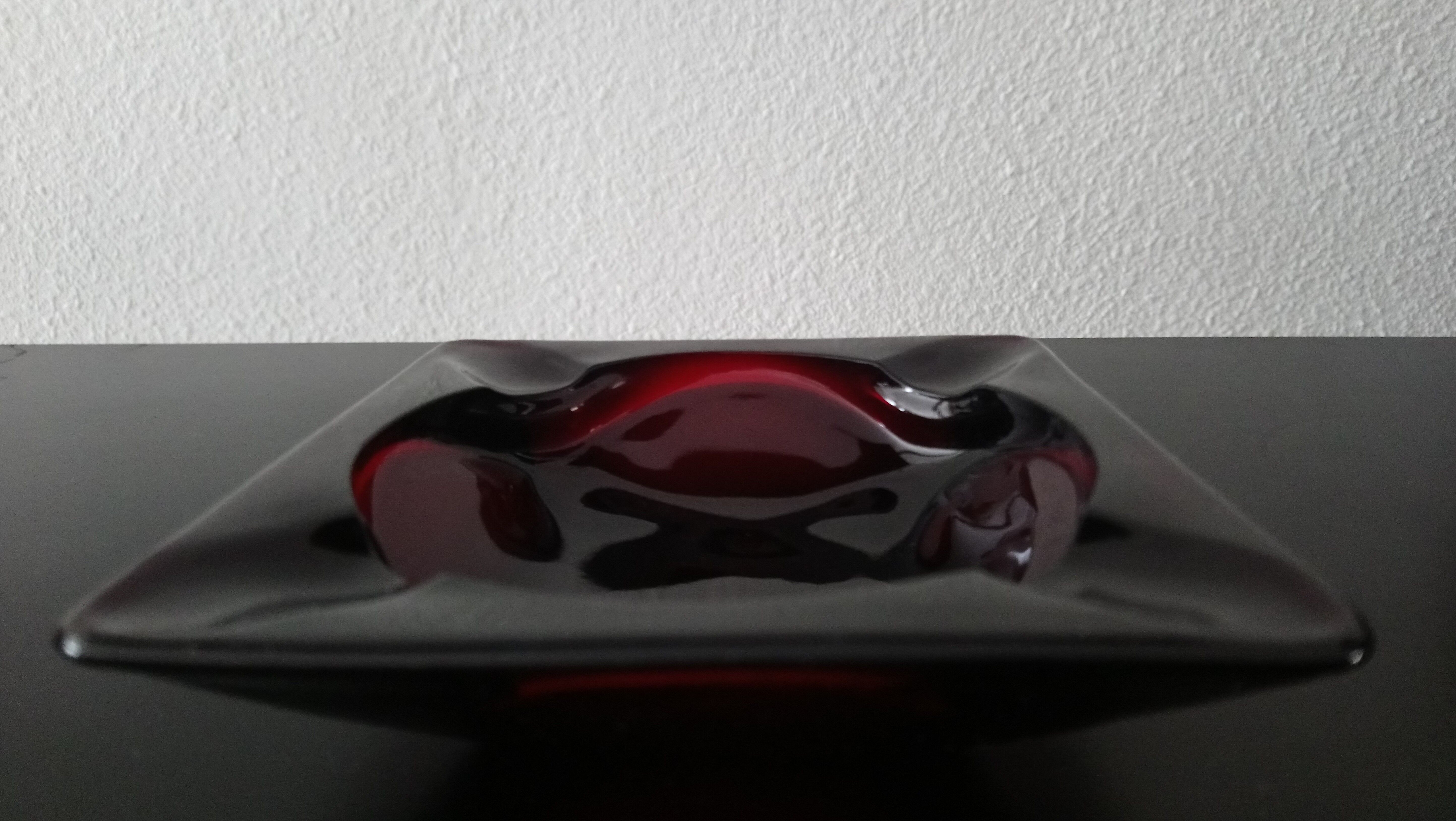 1960s glass ashtray