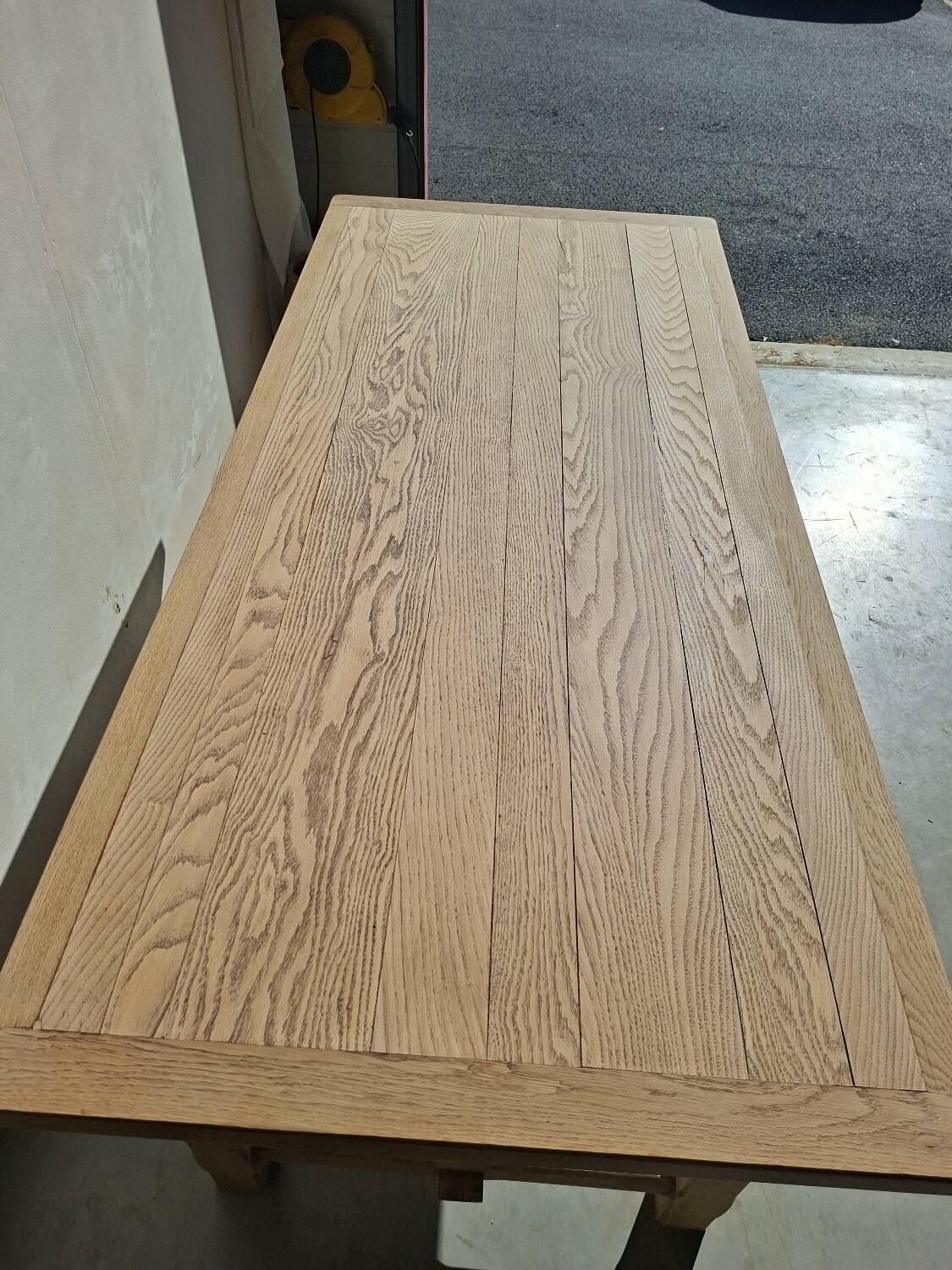Solid oak farmhouse table